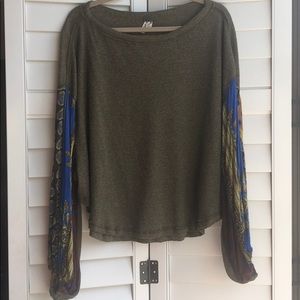 We The Free Balloon Sleeve Sweater